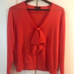 JCrew tie sweater